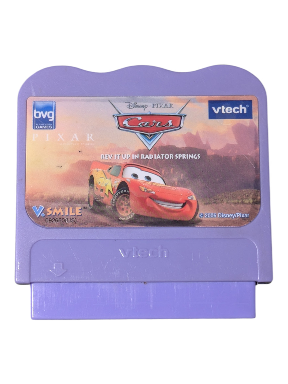 V.Smile game cartridge for "Disney•Pixar Cars: Rev It Up in Radiator Springs